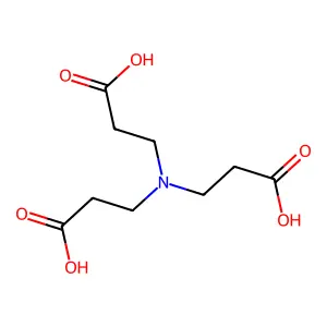 Nitrilotripropionic acid structure