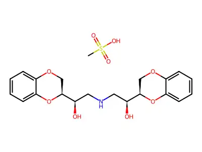 Bendacalol mesylate structure