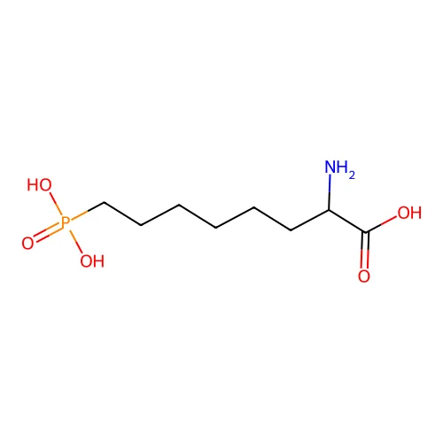 2-Amino-8-phosphonooctanoic acid structure