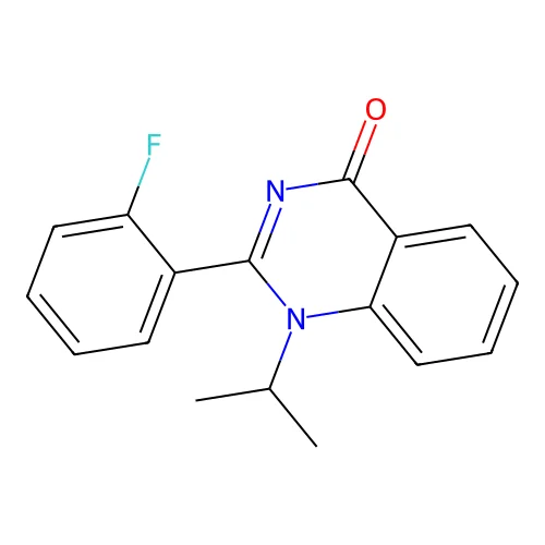 4(1H)-Quinazolinone, 2-(o-fluorophenyl)-1-isopropyl- structure