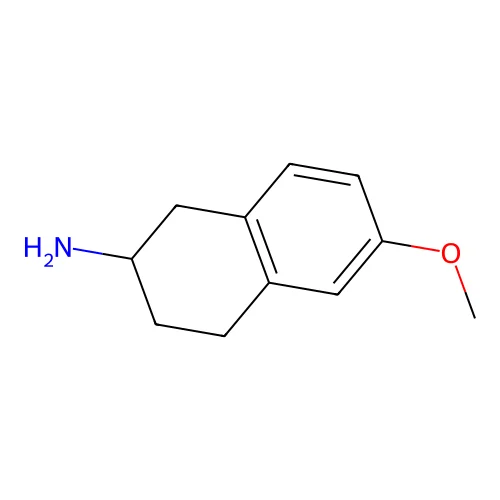 6-Methoxy-1,2,3,4-tetrahydro-naphthalen-2-ylamine structure