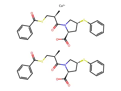 Zofenopril(1-) structure