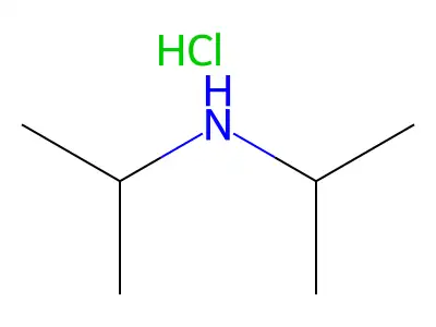 Diisopropylamine, hydrochloride structure