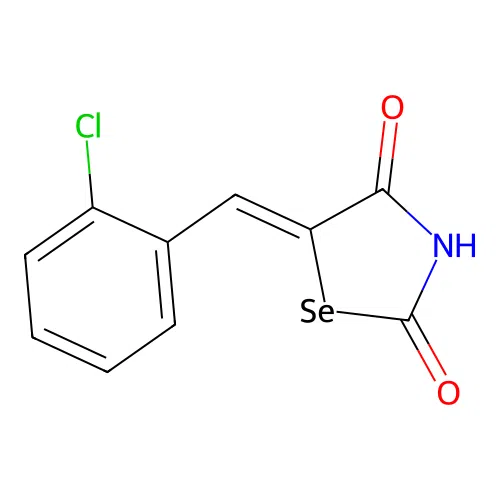 5-[(2-Chlorophenyl)methylidene]-1,3-selenazolidine-2,4-dione structure