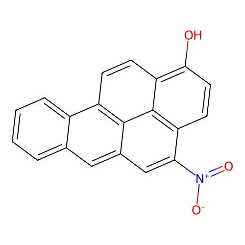4-Nitrobenzo[a]pyren-1-ol structure