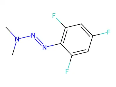 1-(2,4,6-Trifluorophenyl)-3,3-dimethyltriazene structure