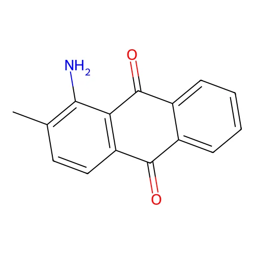 1-Amino-2-methylanthraquinone structure