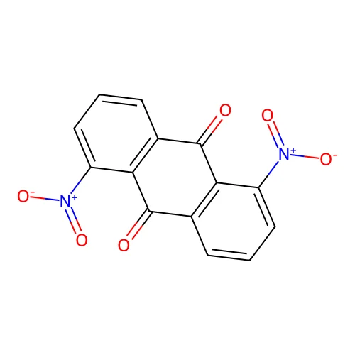 9,10-Anthracenedione, 1,5-dinitro- structure