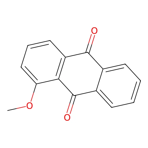 1-Methoxy-9,10-anthracenedione structure