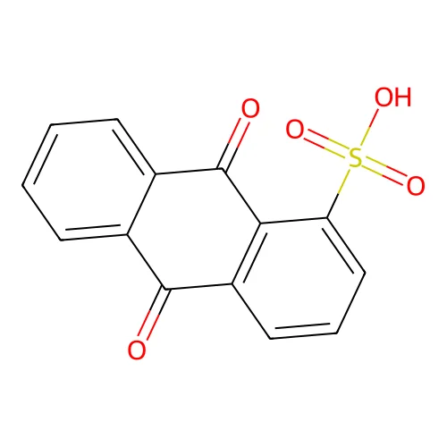 9,10-Dihydro-9,10-dioxo-1-anthracenesulfonic acid structure