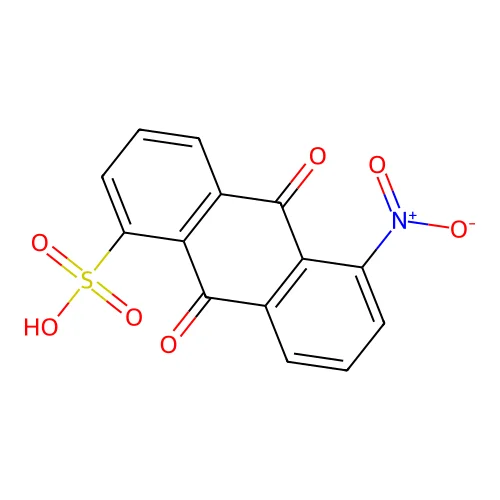 1-Nitroanthraquinone-5-sulfonic acid structure