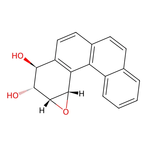 3,4-Dihydroxy-1,2-epoxybenzo(c)phenanthrene structure