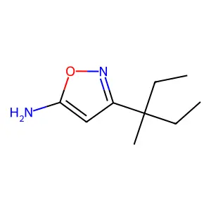 3-(1-Ethyl-1-methylpropyl)-5-isoxazolamine structure