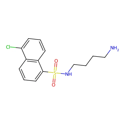 N-(4-aminobutyl)-5-chloronaphthalene-1-sulfonamide structure
