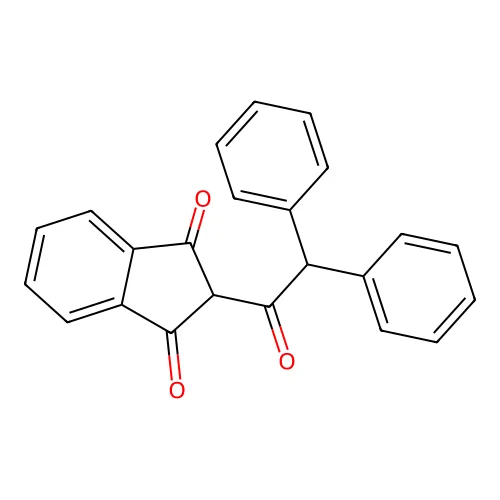 Diphacinone structure