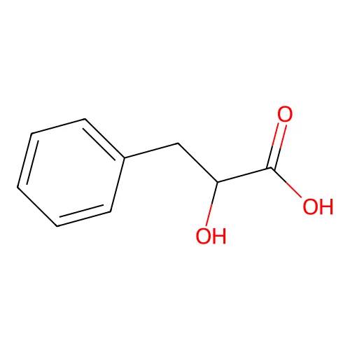 (+-)-3-Phenyllactic acid structure
