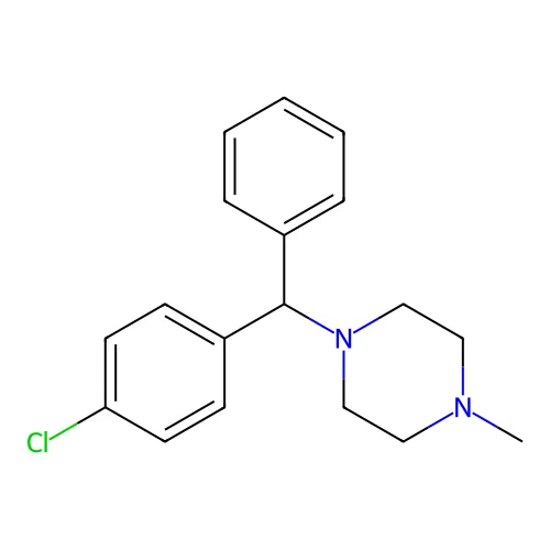 Chlorcyclizine structure
