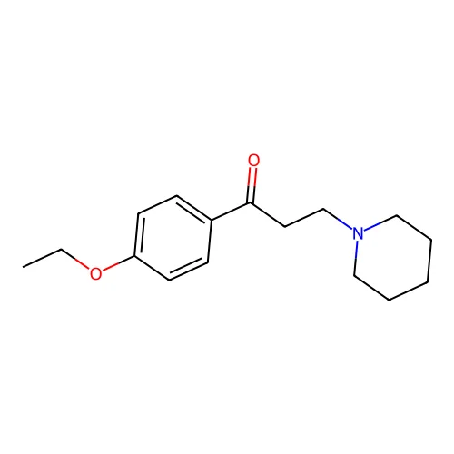 1-(4-Ethoxyphenyl)-3-(piperidin-1-yl)propan-1-one structure