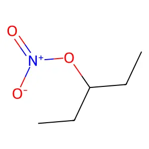 Pentan-3-yl nitrate structure