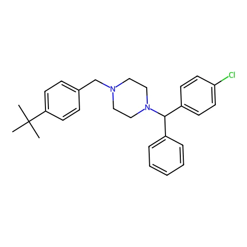 Buclizine structure
