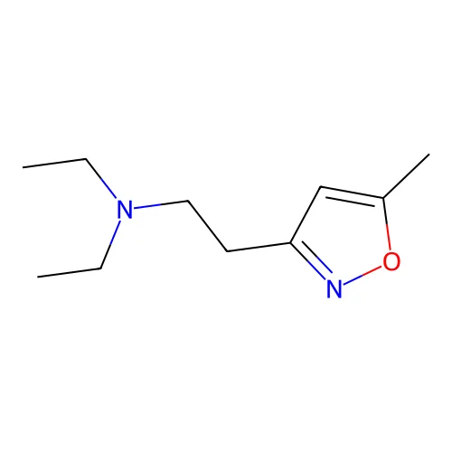 N,N-diethyl-2-(5-methyl-1,2-oxazol-3-yl)ethanamine structure