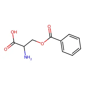 O-Benzoylserine structure