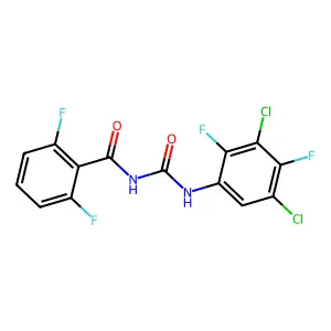 Teflubenzuron structure