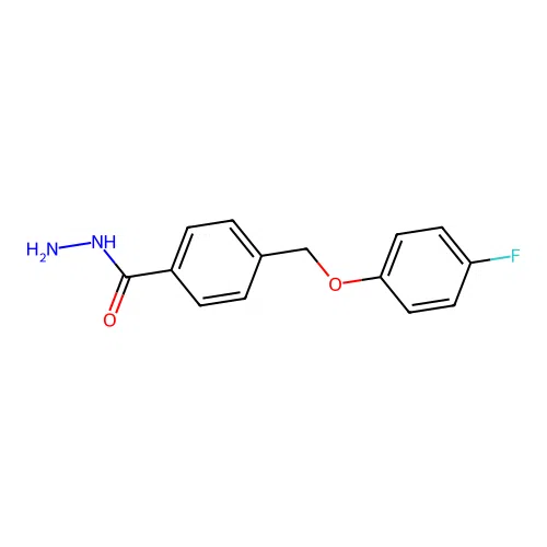 4-[(4-Fluorophenoxy)methyl]benzohydrazide structure