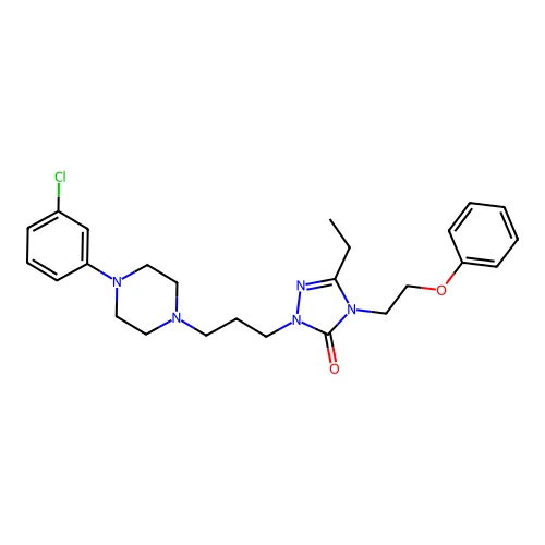 Nefazodone structure