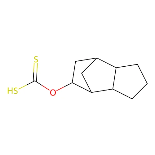 Tricyclo-decan-9-yl-xanthogenate (racemate) structure