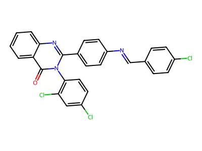 C27H16Cl3N3O structure