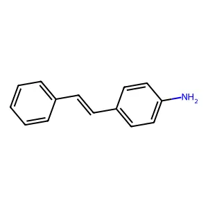 4-(2-Phenylethenyl)aniline structure
