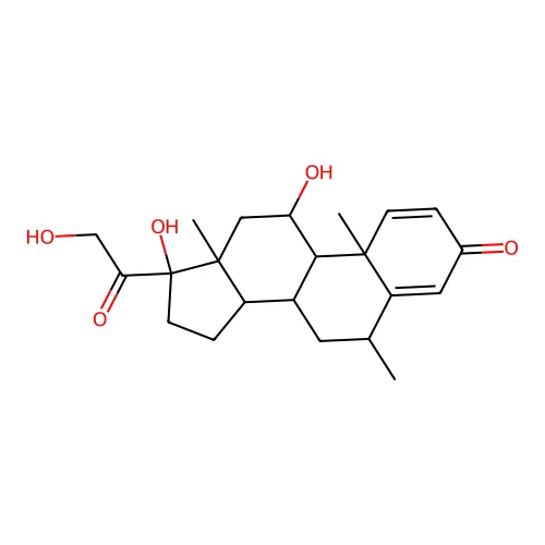 6-alpha-Methylprednisolone structure
