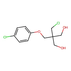 1,3-Propanediol, 2-(chloromethyl)-2-((p-chlorophenoxy)methyl)- structure