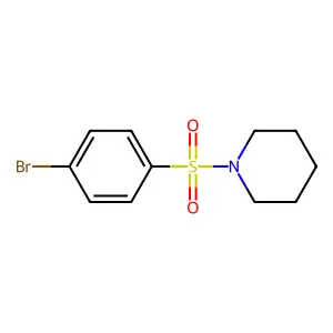 1-((4-Bromophenyl)sulfonyl)piperidine structure