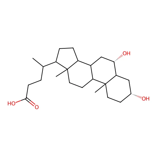 Hyodesoxycholsaeure structure