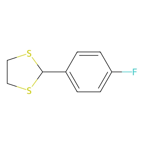 2-(4-Fluorophenyl)-1,3-dithiolane structure