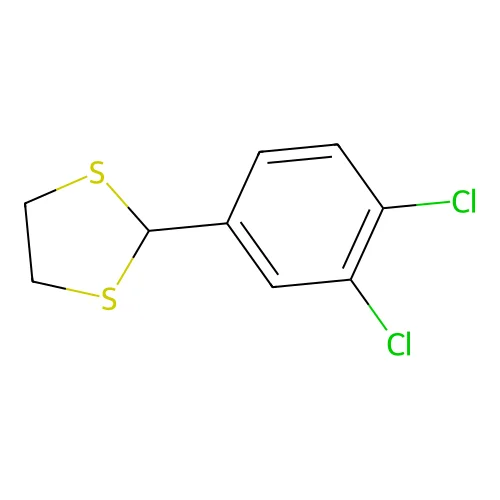 1,3-Dithiolane, 2-(3,4-dichlorophenyl)- structure