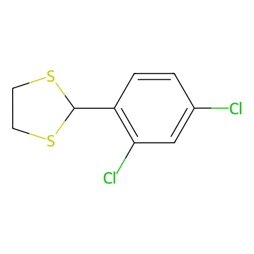 2-(2,4-Dichlorophenyl)-1,3-dithiolane structure