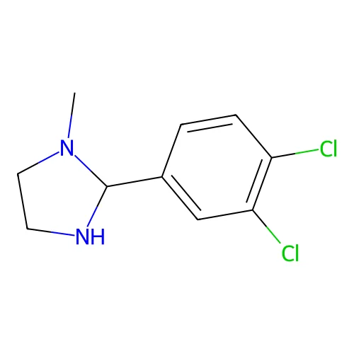 2-(3,4-Dichlorophenyl)-1-methylimidazolidine structure