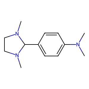 Imidazolidine, 2-(p-(dimethylamino)phenyl)-1,3-dimethyl- structure
