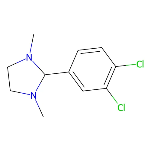 Imidazolidine, 2-(3,4-dichlorophenyl)-1,3-dimethyl- structure