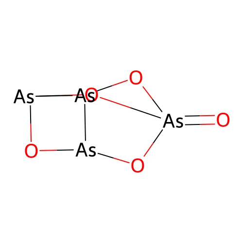 Tetraarsenic pentaoxide structure