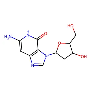 3-Deaza-2'-deoxyguanosine structure