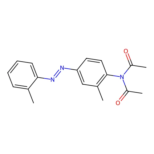 Diacetylaminoazotoluene structure