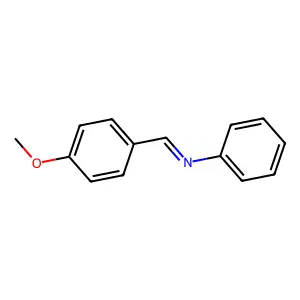 N-(4-methoxybenzylidene)aniline structure