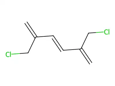 2,5-Bis(chloromethyl)hexa-1,3,5-triene structure