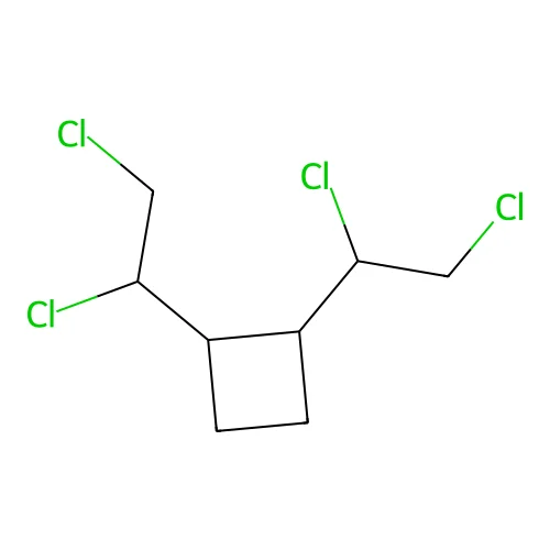 1,2-Bis(1,2-dichloroethyl)cyclobutane structure