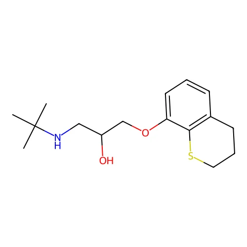 Tertatolol structure