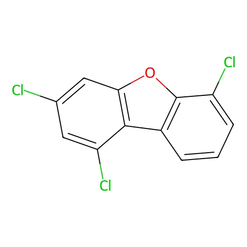 1,3,6-Trichlorodibenzofuran structure